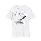Nib Size Fountain Pen T-Shirt