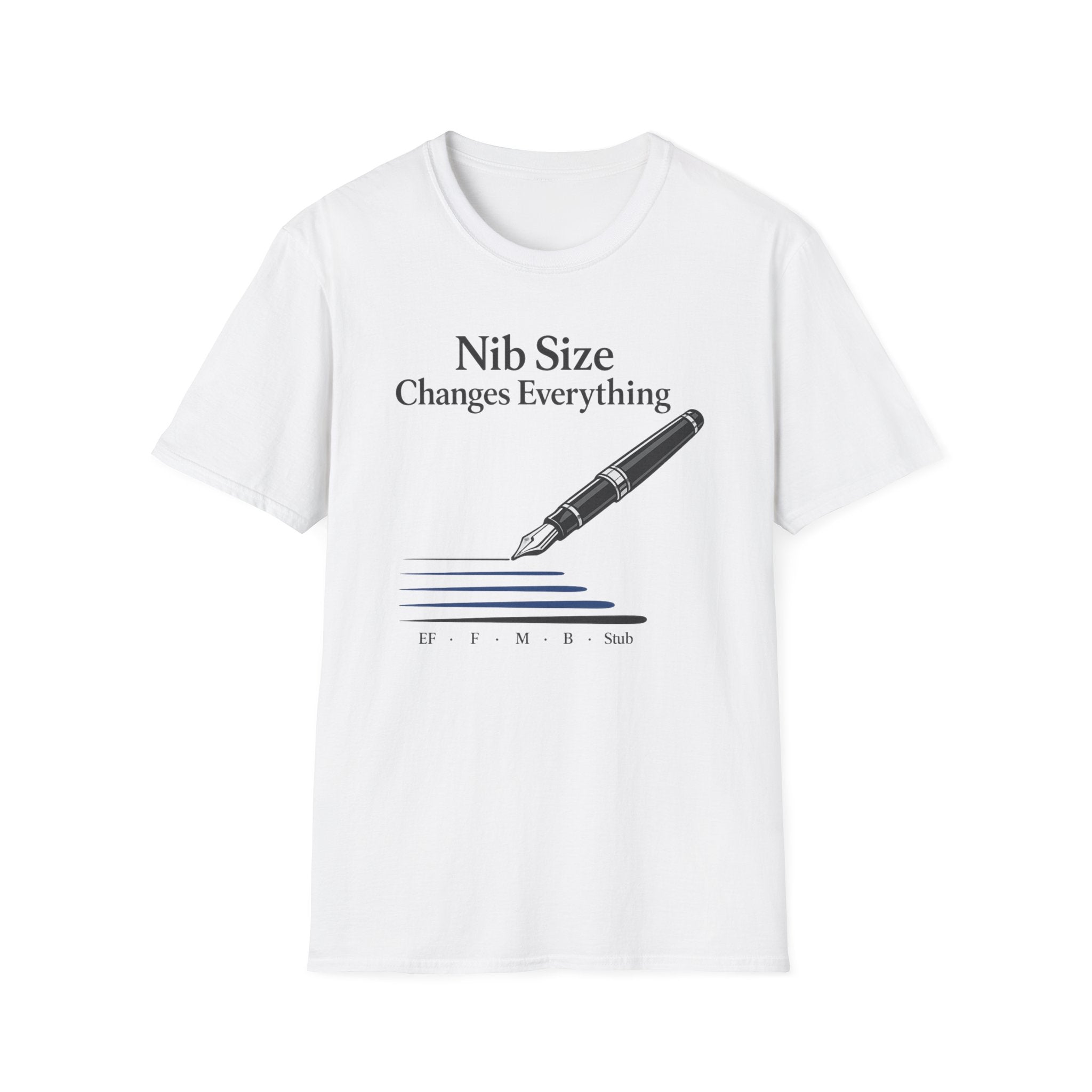 Nib Size Fountain Pen T-Shirt