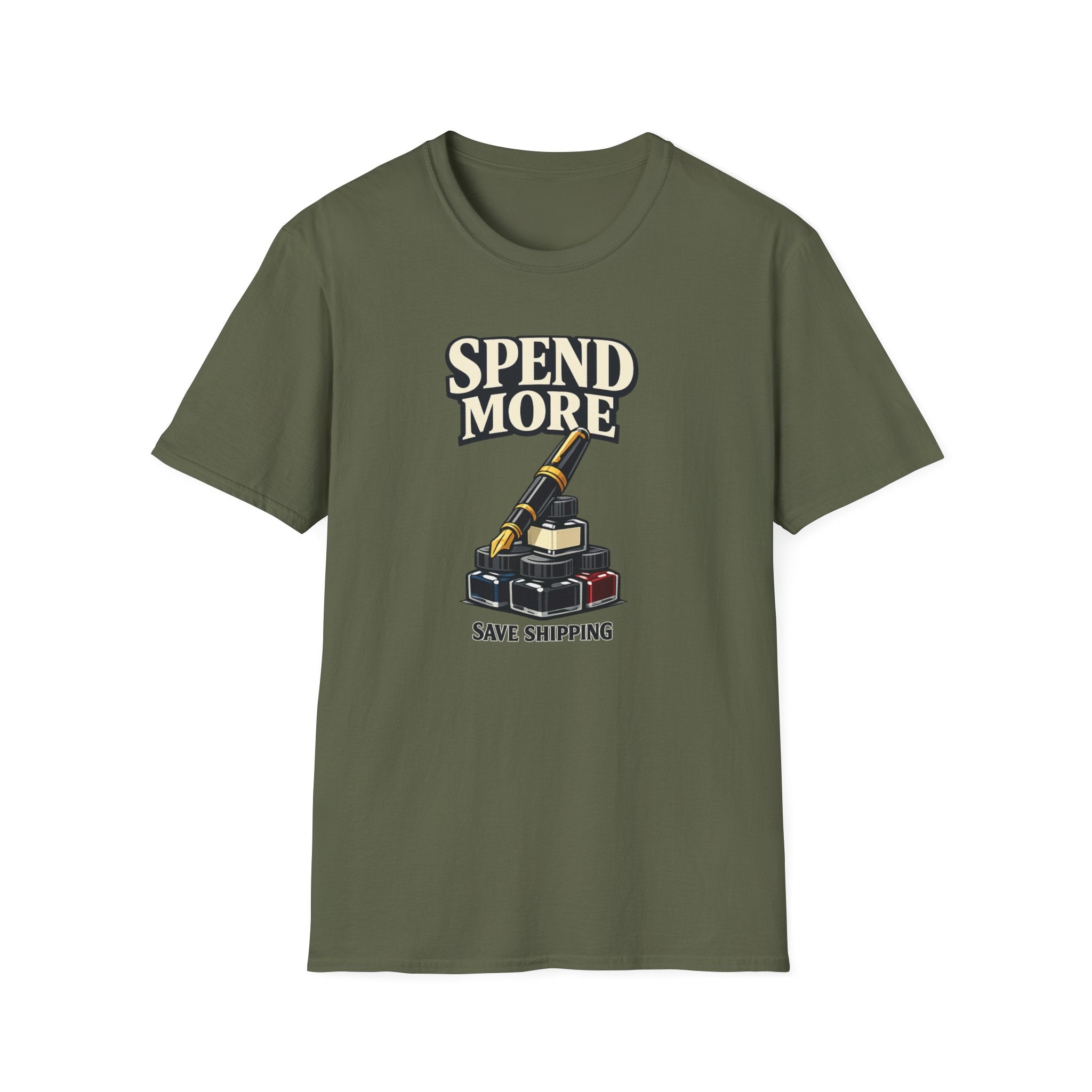 Spend More Fountain Pen T-Shirt
