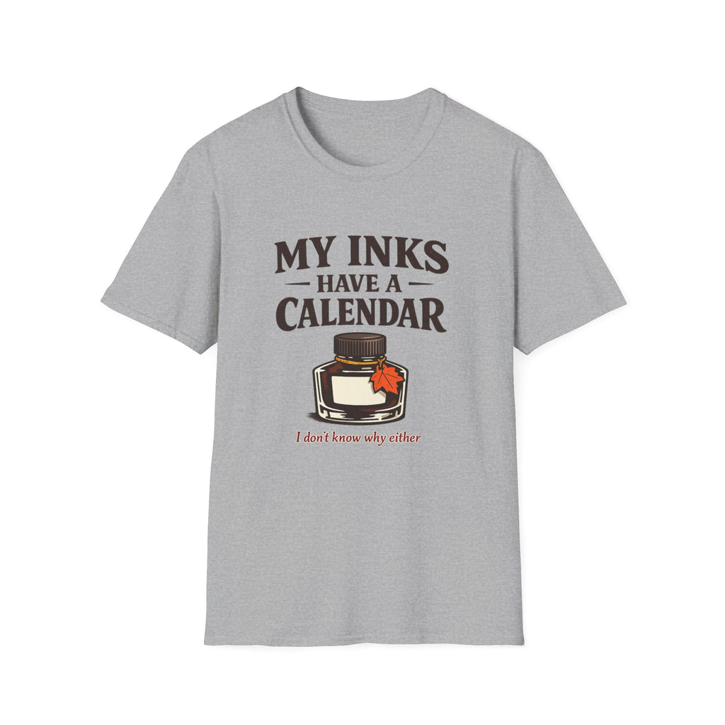 Ink Calendar Fountain Pen T-Shirt