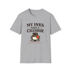 Ink Calendar Fountain Pen T-Shirt