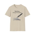 Nib Size Fountain Pen T-Shirt