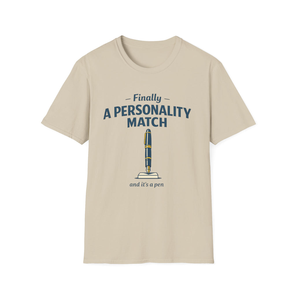 Personality Match Fountain Pen T-Shirt