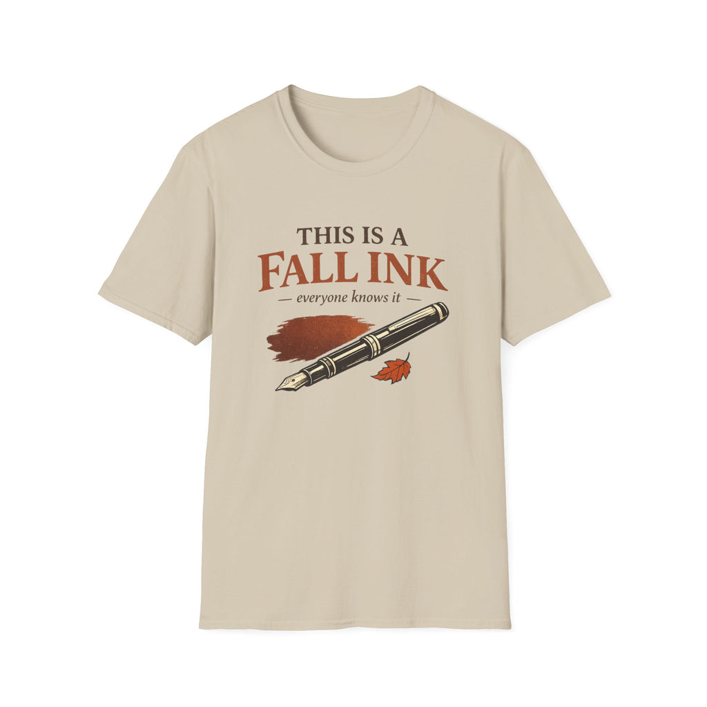 Fall Ink Fountain Pen T-Shirt