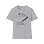 Nib Size Fountain Pen T-Shirt