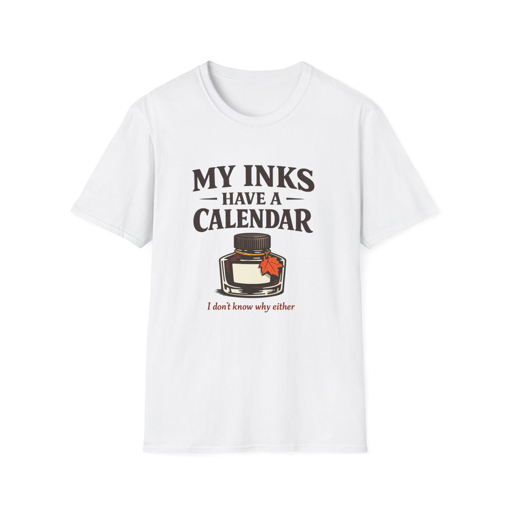 Ink Calendar Fountain Pen T-Shirt