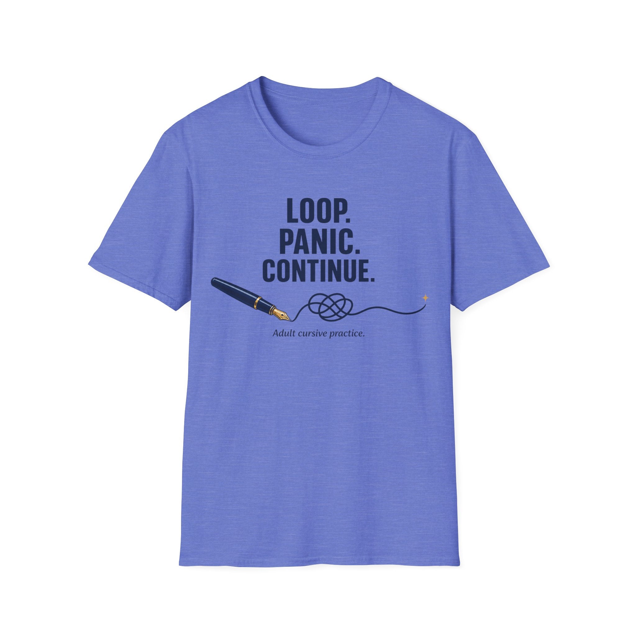 Cursive Practice Fountain Pen T-Shirt