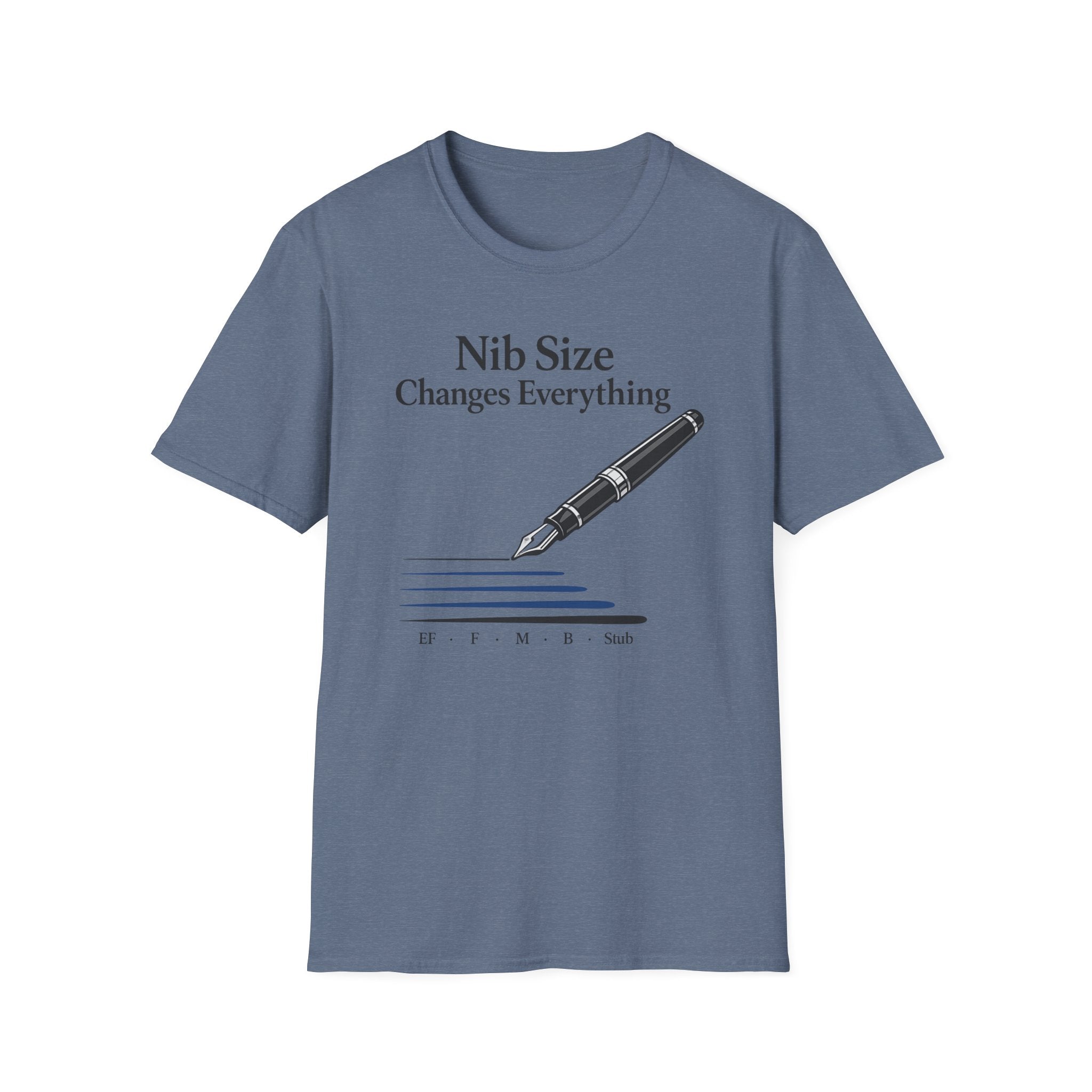 Nib Size Fountain Pen T-Shirt