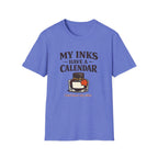 Ink Calendar Fountain Pen T-Shirt