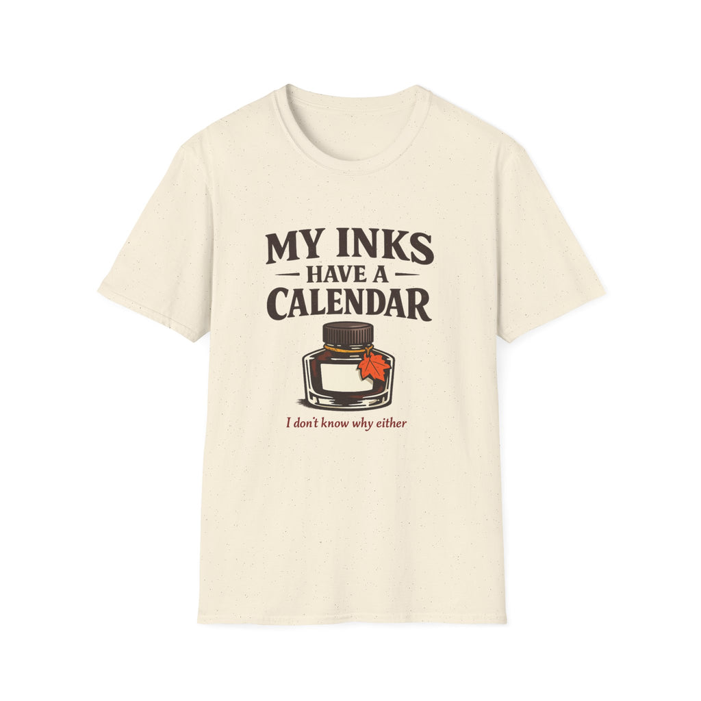 Ink Calendar Fountain Pen T-Shirt