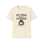Ink Calendar Fountain Pen T-Shirt