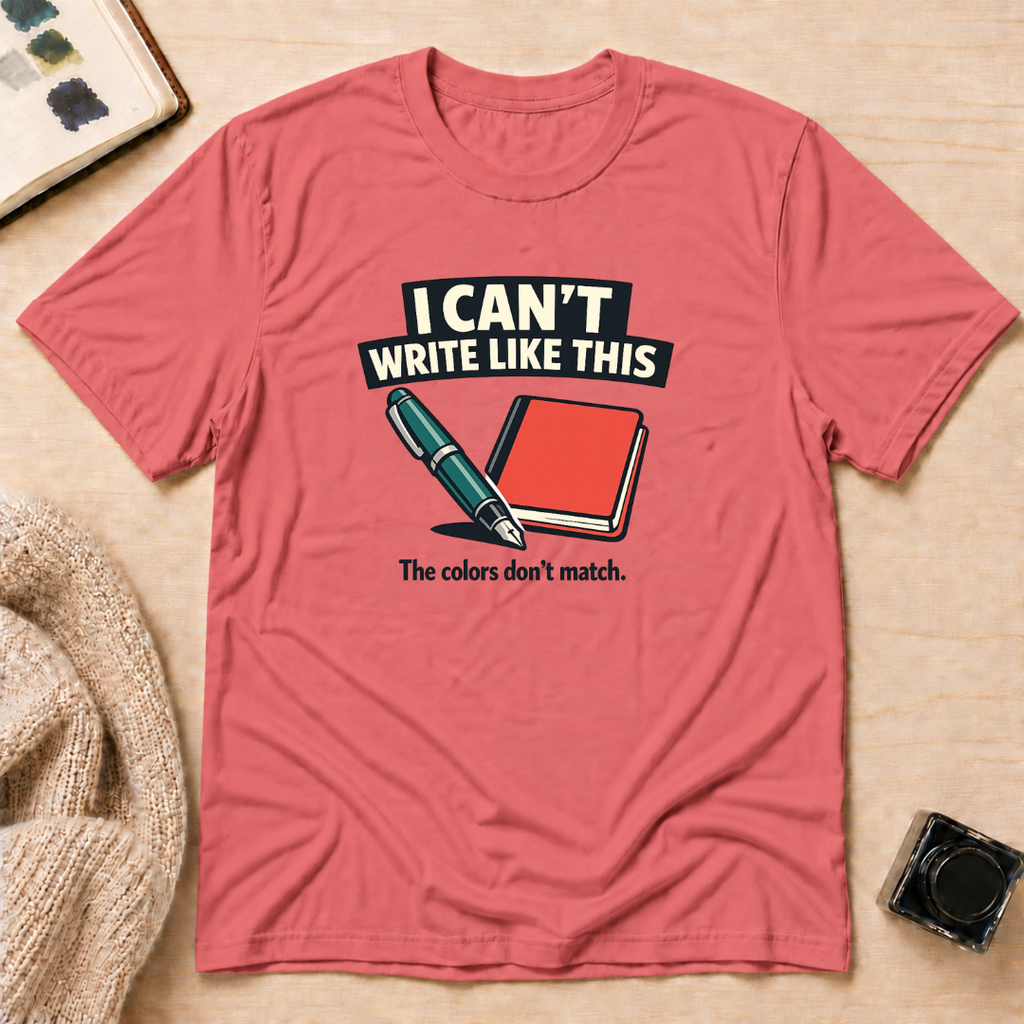 Can't Write T-Shirt