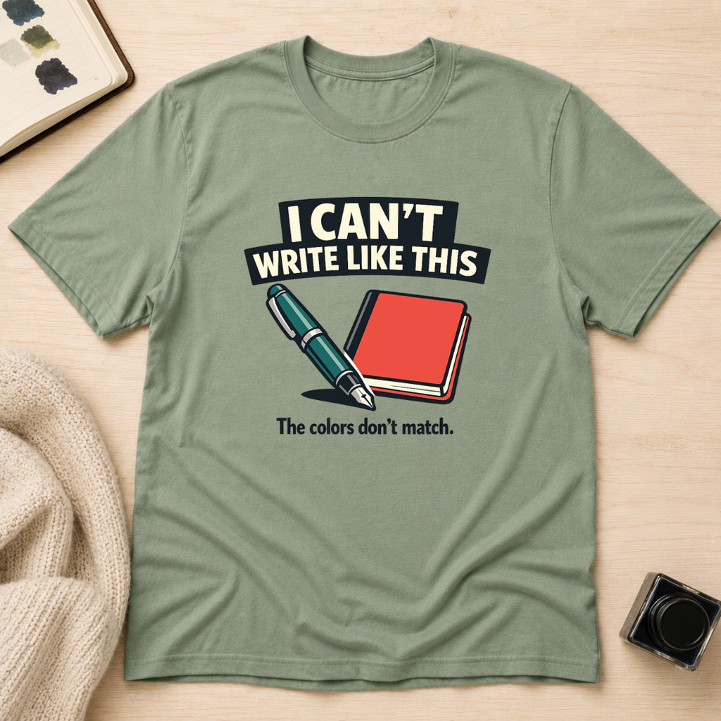 Can't Write T-Shirt