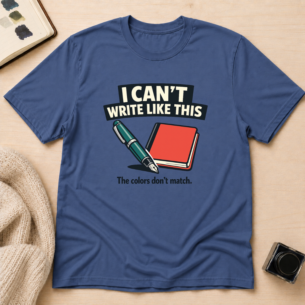 Can't Write T-Shirt