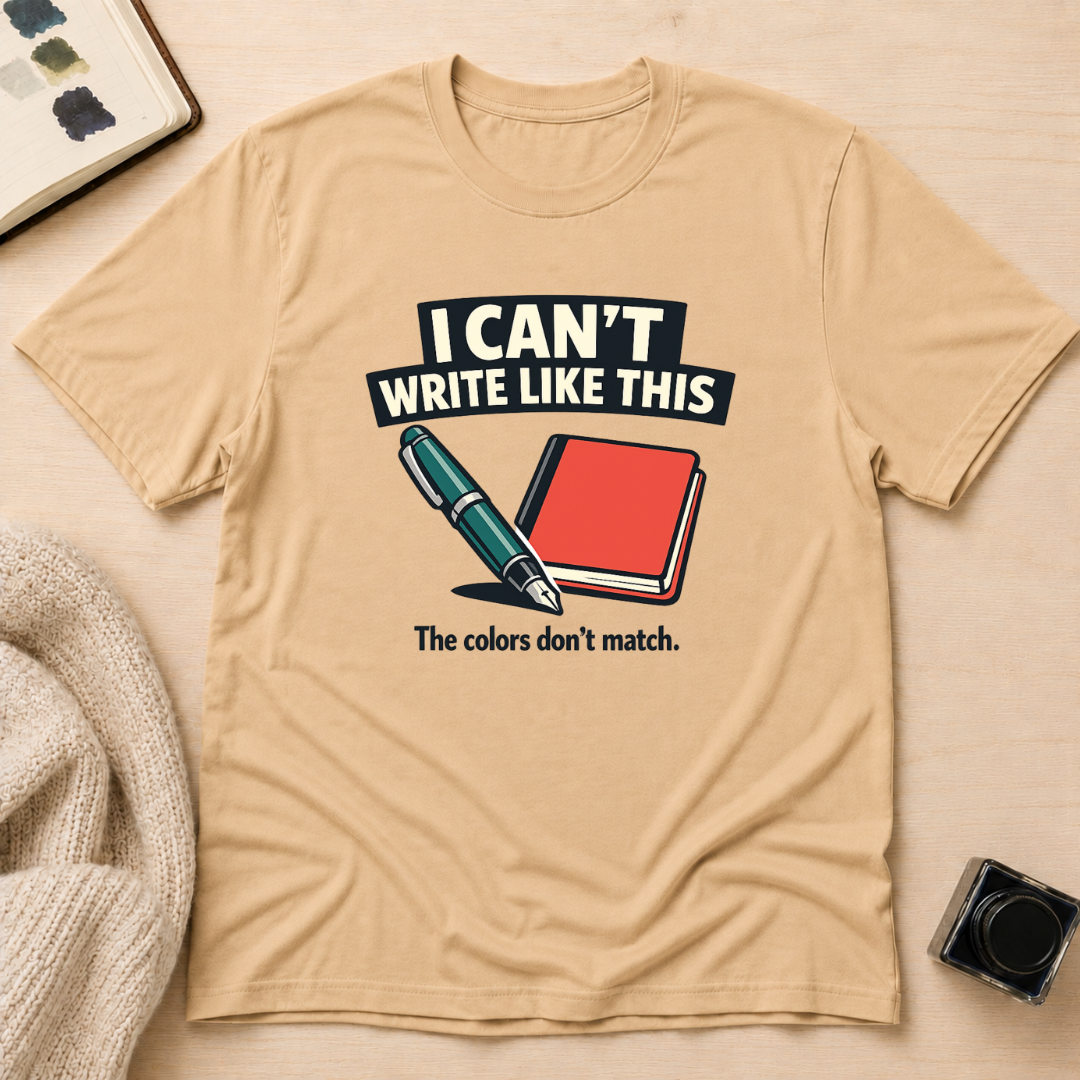 Can't Write T-Shirt