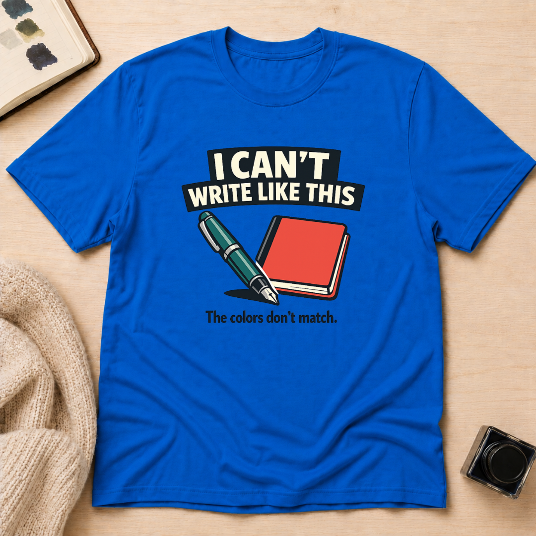 Can't Write T-Shirt